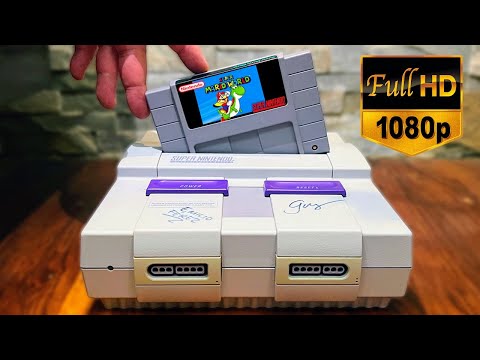 This is what it's like to PLAY SUPER NINTENDO in 1080p FULL HD 😱😂