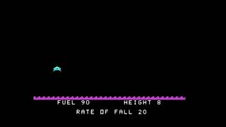 Typed in Game from the Book:- Dynamic games for the TI99/4A (Mission Venus)