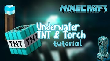 Minecraft|how to make underwater tnt and underwater torch {education edition} |Joshua JT...