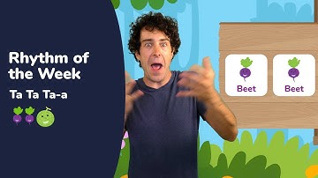 Rhythm of the Week #3 - Beet Beet Melon (Ta Ta Ta-a) w/ Mr. Rob - Rhythm Activity for Kids