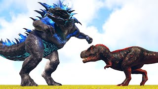 GOJIRAN vs. EXTINCTION CORE APEX DINOS | ARK Kaiju Battle 🦎