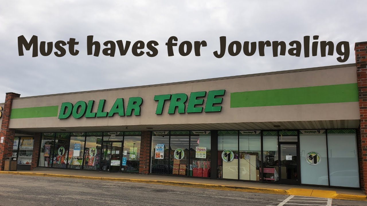 Необходимые вещи Dollar Tree для ведения дневника