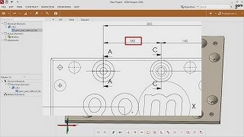 GOM Inspect 2016 Free Software Video Tutorial - 4 - Dimensional Inspection