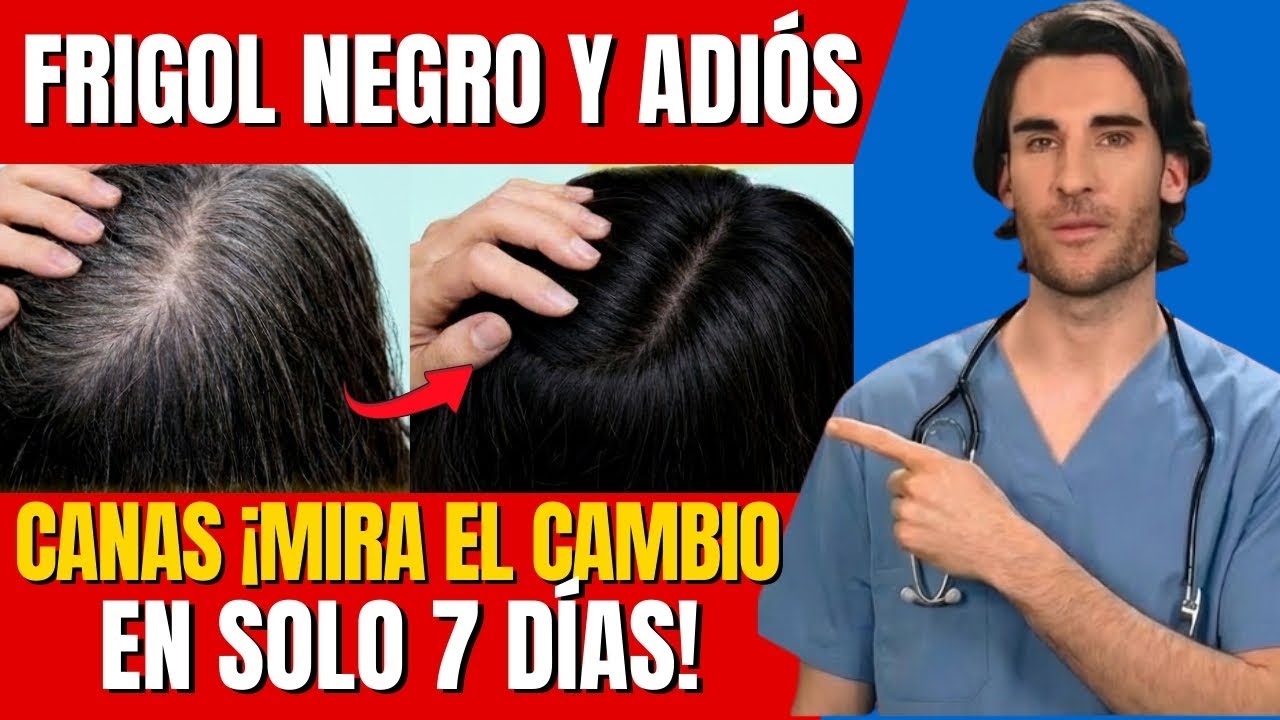 ¡ADIÓS CANAS! EL SECRETO DEL FRIJOL NEGRO PARA UN CABELLO ADIANTE Y JOVEN | Dr. Emilio