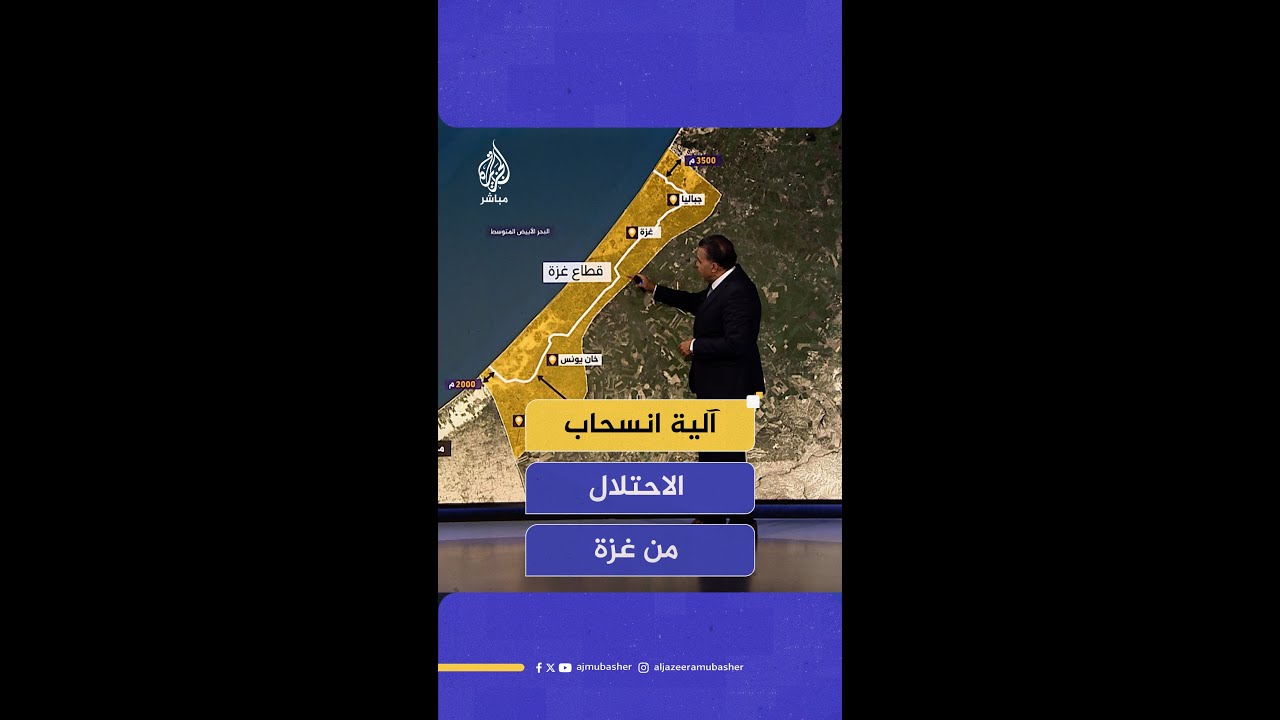 آلية انسحاب الاحتلال الإسرائيلي من غزة وفق خطة ترامب.