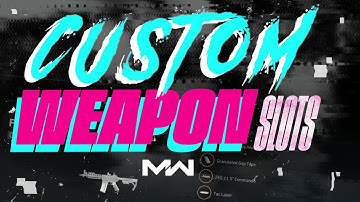 CUSTOM WEAPON BLUEPRINTS MOD IN MODERN WARFARE