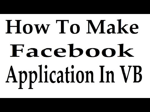 How To Make Facebook App In Visual Basic 6 0 Urdu Hindi