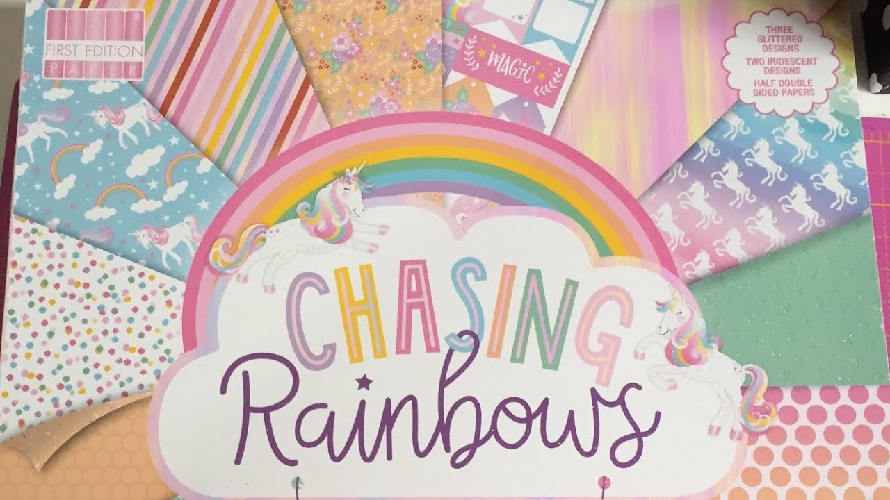 First Edition Chasing Rainbows Paper Pad Flip Through