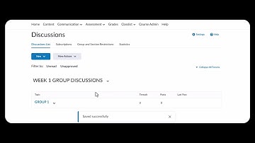 D2L BRIGHTSPACE HOW TO CREATE GROUP DISCUSSION TOPICS