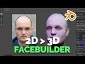 Gambar cover 2D TO 3D FACE-BUILDER IN BLENDER!