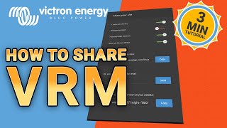 How to Share your Victron VRM Data [UPDATED 2024]