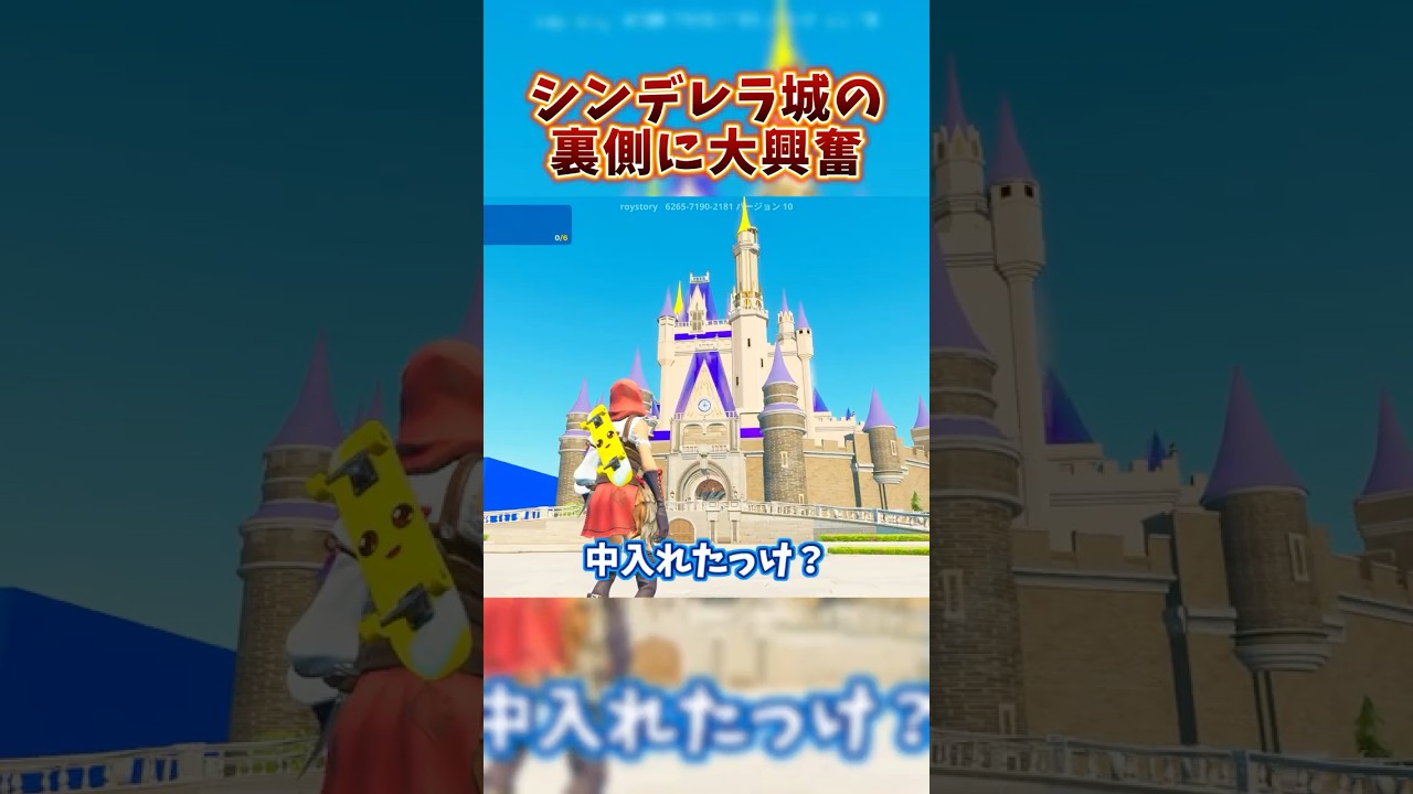 久々のディズニーランドに大興奮 #フォートナイト #fortnite