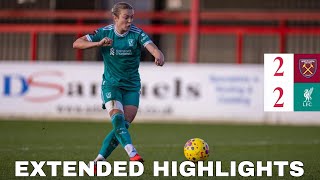 Extended Highlights: West Ham 2-2 Liverpool | Barclays WSL 2025-26 |
