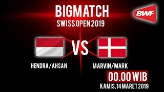 Jadwal Laga Swiss Open 2019, Hendra dan Ahsan Hadapi Wakil Kuat asal Denmark, Dini Hari Nanti screenshot 3