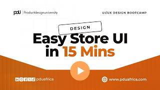Design a Clean Store Page in Figma (Beginner Tutorial) screenshot 1