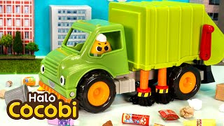 Bersihkan! Lagu Truk Pembersih Jalan | Lagu Mobil Anak | Car Songs for Kids | Halo Cocobi