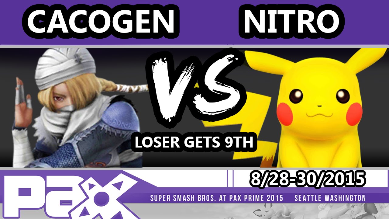 S@P - Cacogen (Sheik) Vs. 1UP | Nitro (Pikachu, Olimar) SSB4 Losers ...