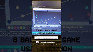 8 Ball Pool Using Python. screenshot 2