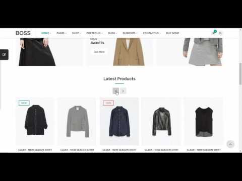 Boss Wrap Bootstrap Template with 35 different versions in one