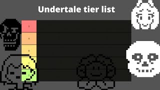 Undertale Character Tier list