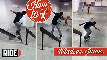How-To Skateboarding: Nollie Frontside Boardslide with Windsor James