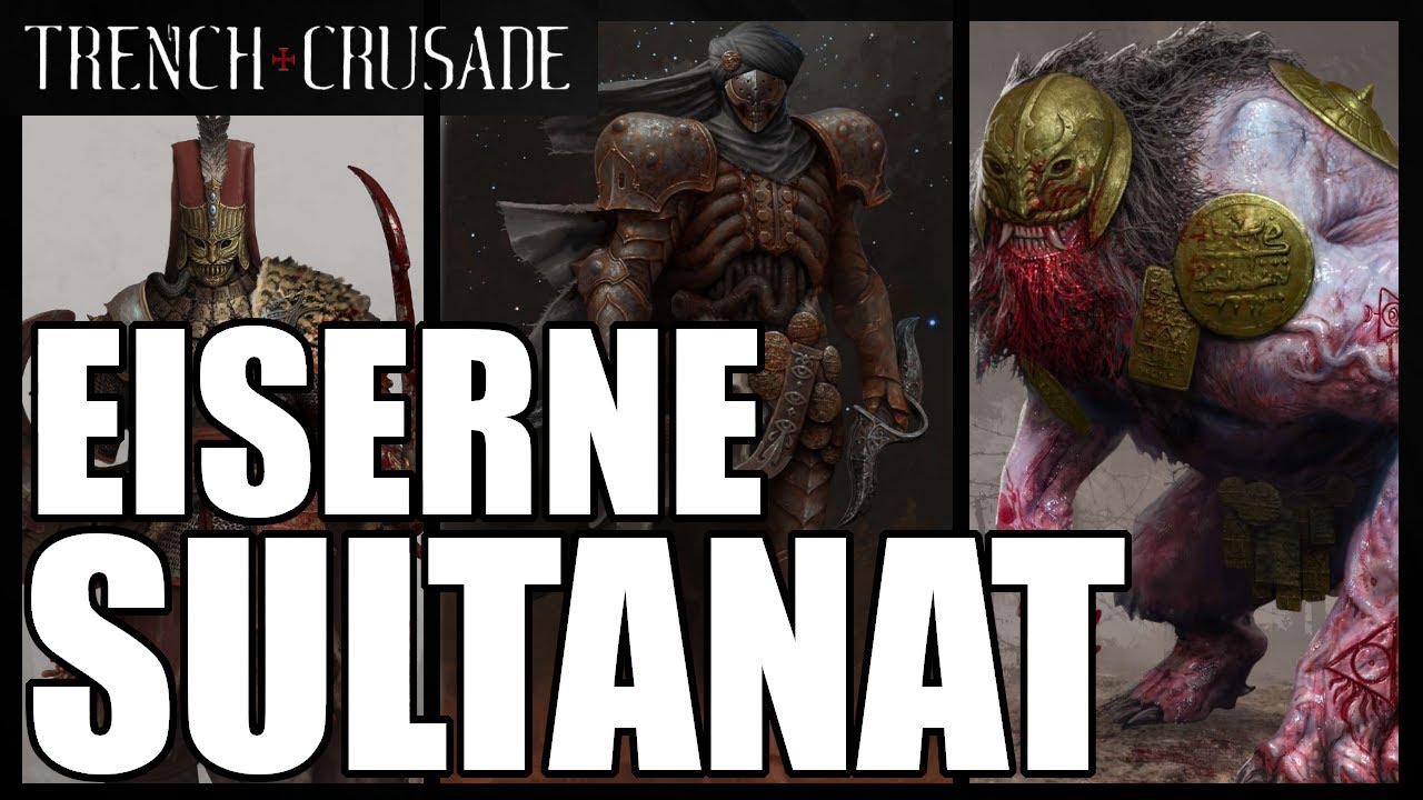 Trench Crusade - The Iron Sultanate Game Expansion - EXTRA ASSASSIN & ALCHEMIST + Bases