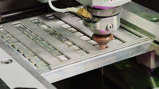 Depanel samples in seconds: Laser cutting machine hack.