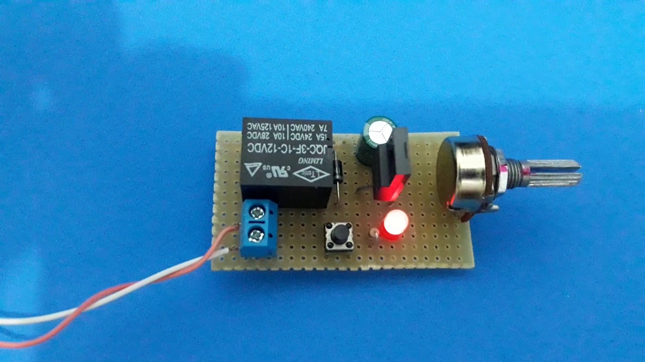 Timer com transistor TT2222 9c3. De 0 a 4 segundos YouTube