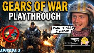 These Active Reloads Are WHOOPING MY ASS - PlayStation Kid's 1st Gears of War Playthrough PT. 2