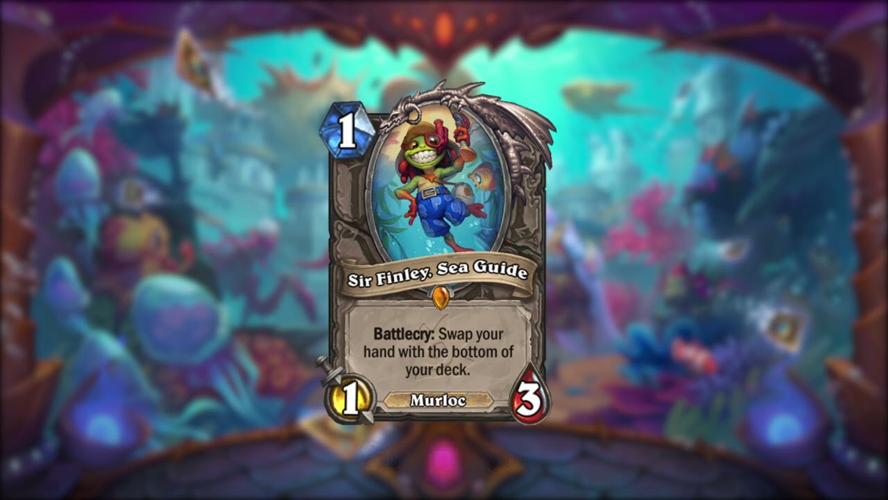 Hearthstone - Sir Finley, Sea Guide Voice Lines