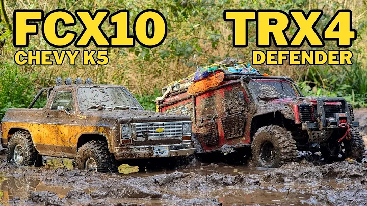 NOT a TRX4 vs FCX10 Comparison! - Mud Running