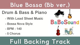 Blue Bossa / (Bb ver.) Backing Track - Jazz Real Book