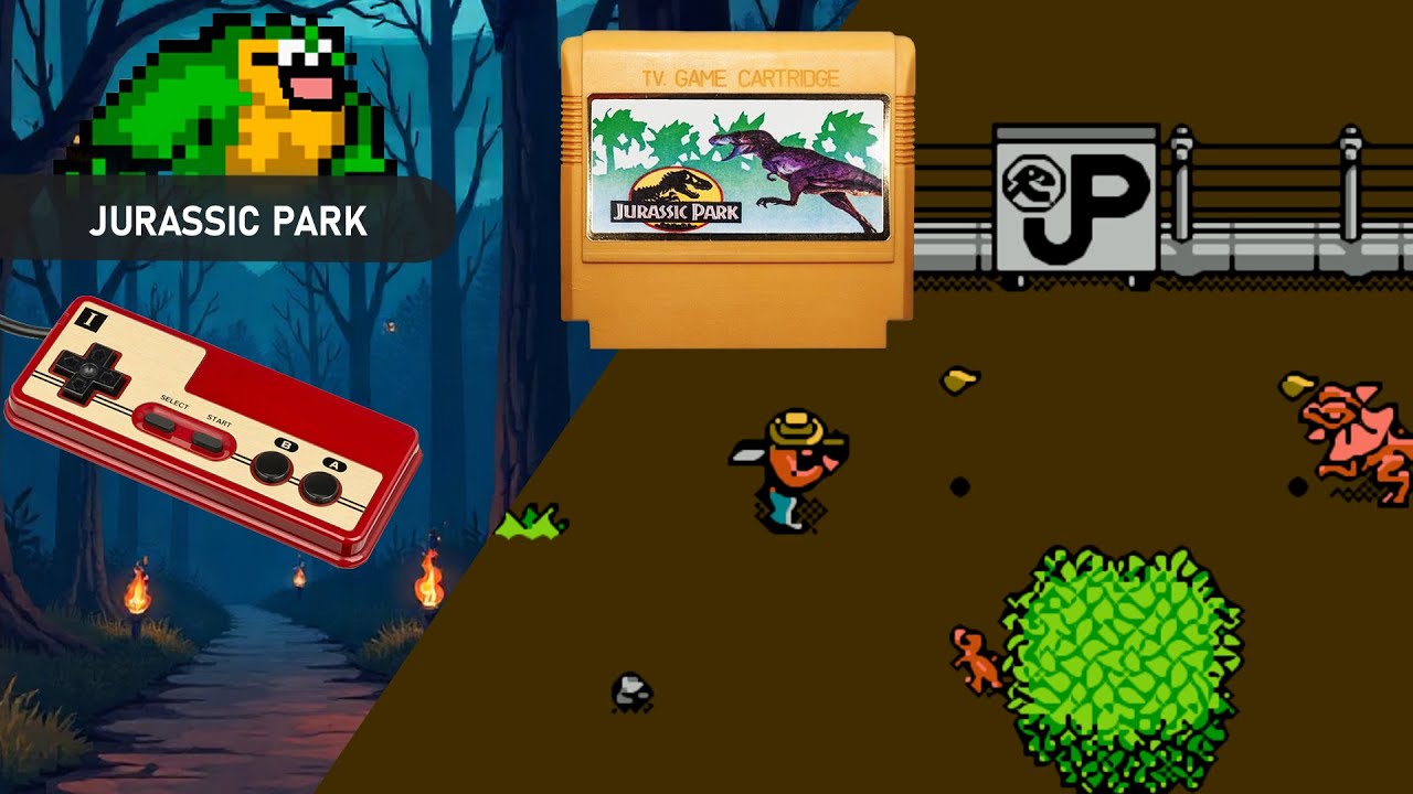 Part №1. Проходження Jurassic Park (Dendy/NES)