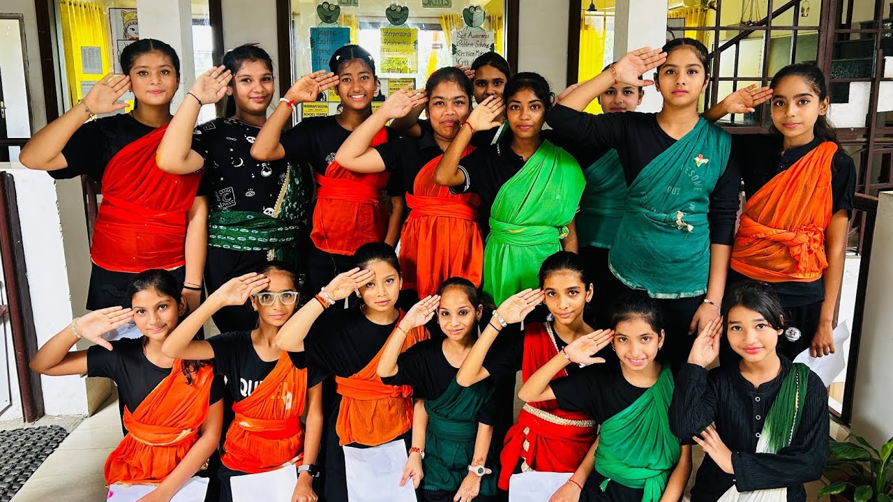 Patriotic Dance Performance | Independence Day Celebration at Sheffield School 🇮🇳✨