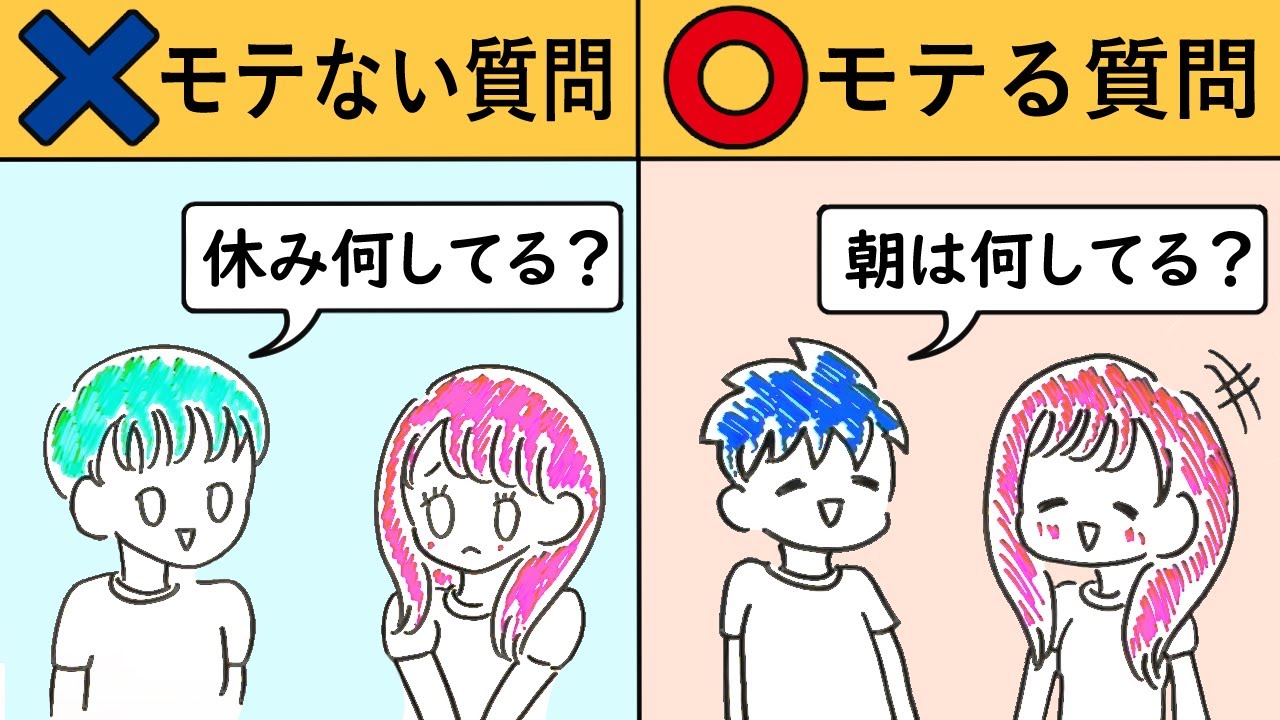 質問する度モテる！究極の会話テクニック【レベル別】