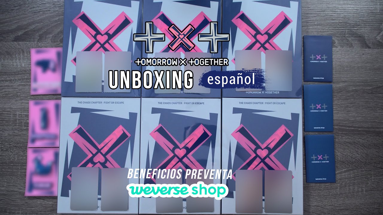 UNBOXING 📦: TXT The Chaos Chapter FIGHT OR ESCAPE (Preventa