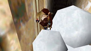 TR2 Going through the boulders Catacomb of the Talion