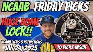 College Basketball Picks Today 1/24/2025 | Free NCAA Basketball Picks, Predictions & Betting Advice
