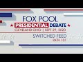 Fox News Channel Debate Pool Feed Test Pattern and Slate (2020)