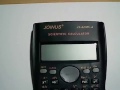 Научный калькулятор JOINUS JS-82MS-A  (клон CASIO fx-82MS) - обзор. Часть 1. Простейшие операции
