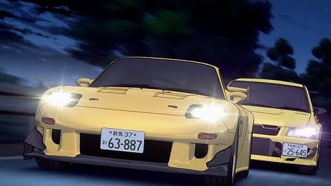 Keisuke (Mazda RX-7 FD3S) vs Kobayakawa (Mitsubishi Lancer Evolution VII GSR CT9A) sub indo