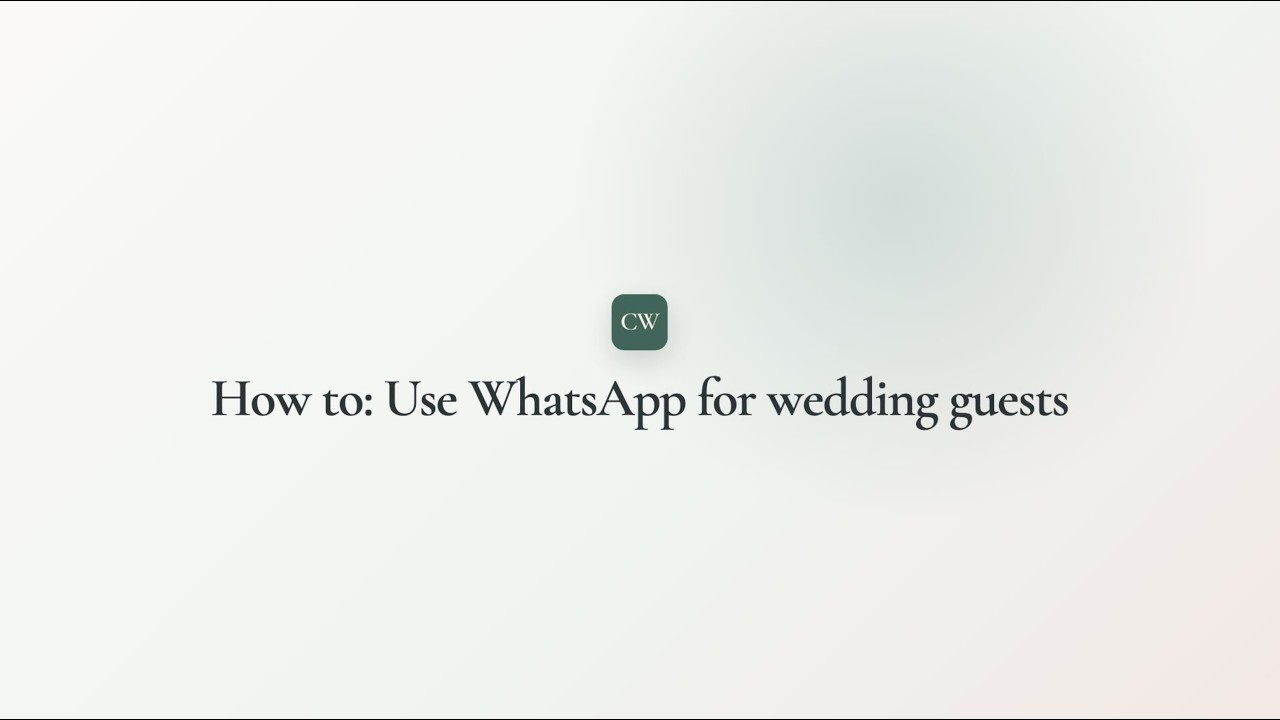 How to send WhatsApp messages video from Cordially Wed on YouTube