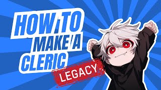 How to Make a Cleric in D&D Beyond | Step-by-Step Character Creation (Legacy Edition)