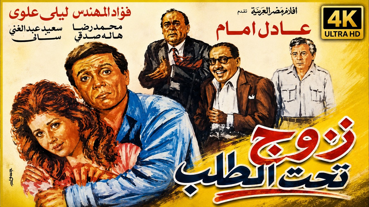 نسخة نادرة وواضحة جدًا | فيلم "زوج تحت الطلب"  كامل بطولة عادل امام وليلى علوي 🔥