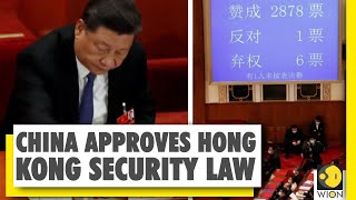 Hong kong security law approved | 2,800 chinese delegates vote in
favour lawmakers china on may 28 passed legislation that will extend
the country's natio...