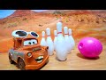 メーターのボウリング屋さん！ストライクとれるかな？【カーズ】【おもちゃ】Meter bowling shop! Can you take a strike? [Cars] [Toys]