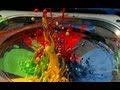 Paint on a Speaker at 2500fps - The Slow Mo Guys