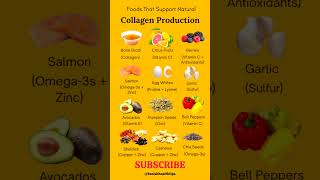 Top 12 Collagen Boosting Foods | Naturally Improve Skin, Hair & Joints Health#Collagen#CollagenFoods