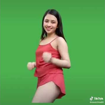 Green Screen terbaru cewek cantik joget