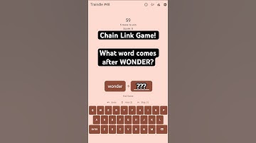 WONDER W—? Daily Chain Link Game in 60 Seconds! — Traindle #challenge